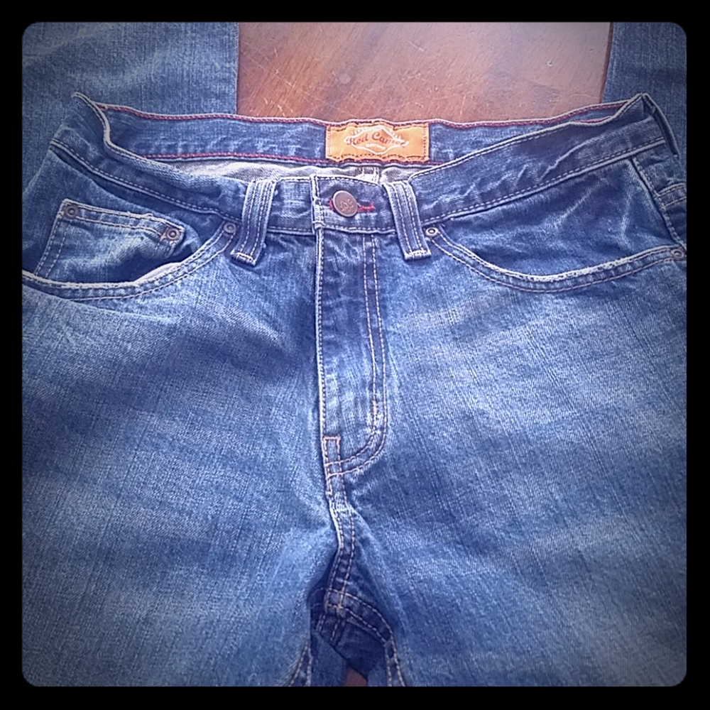 Mens Red Camel jeans